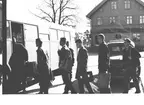 Fallskärmjägarskolan i Karlsborg 15/3 1961.Inryckning.