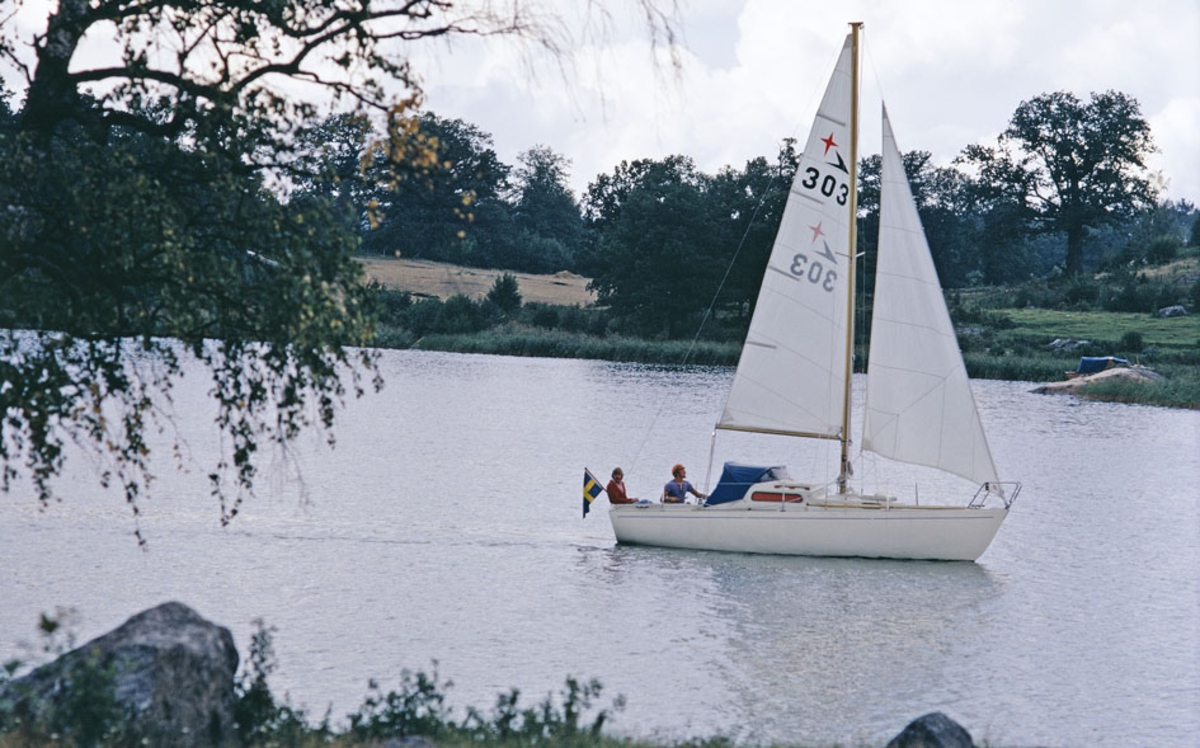 Albin Viggen i en Vänervik.