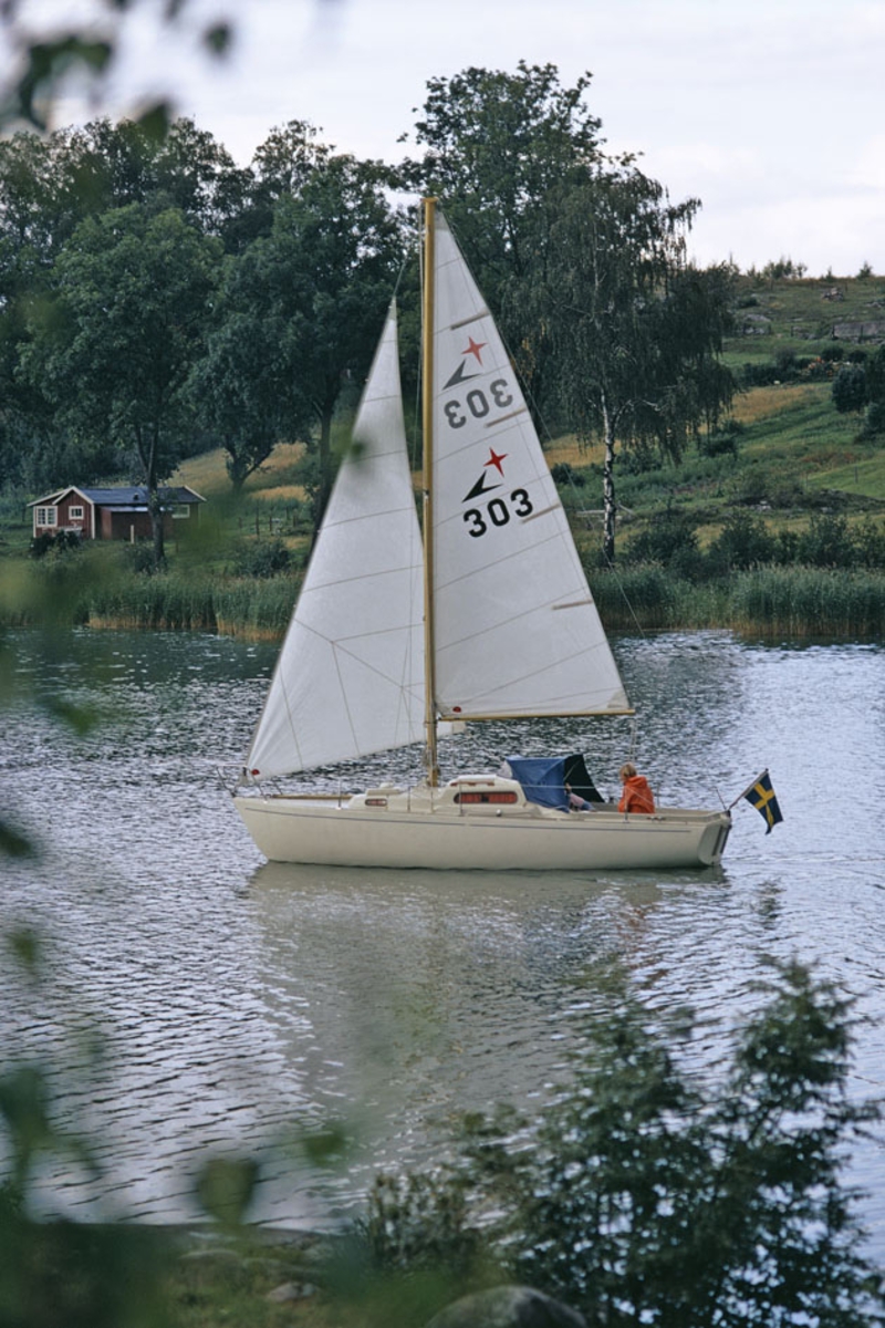 Albin Viggen i en Vänervik.