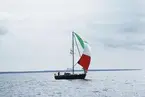 Albin Viggen seglar för spinnaker