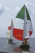 Två Albin Viggen seglar för spinnaker.