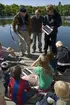 Marinarkeologisk pedagogik, maj 2008.
Sonaren på bryggan