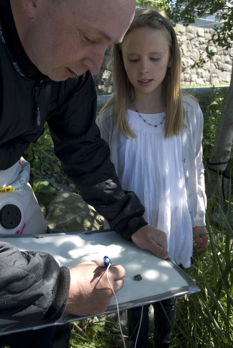 Marinarkeologisk pedagogik, maj 2008.
Jim dyker.