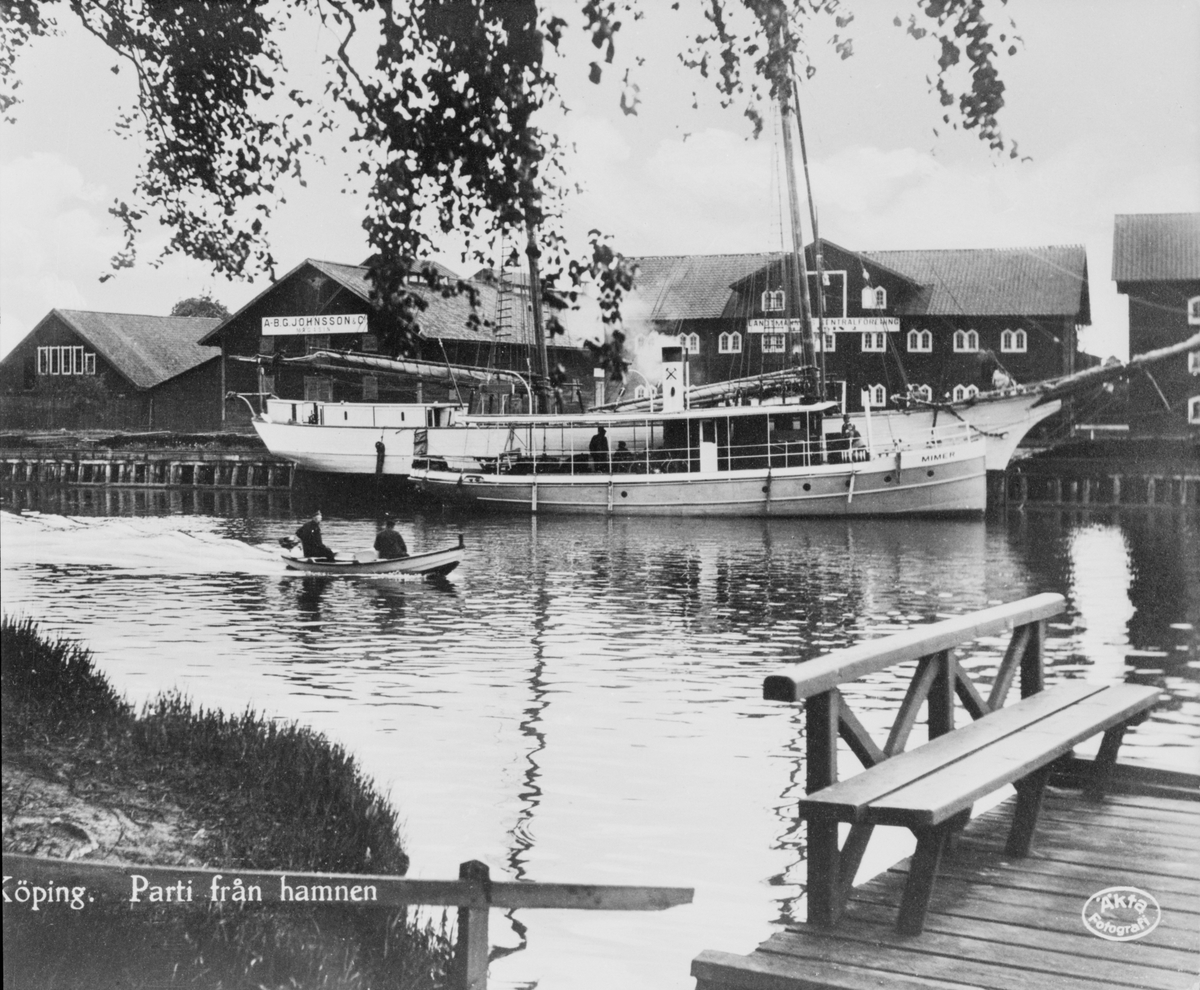Köping. Parti från hamnen
Äkta Fotografi