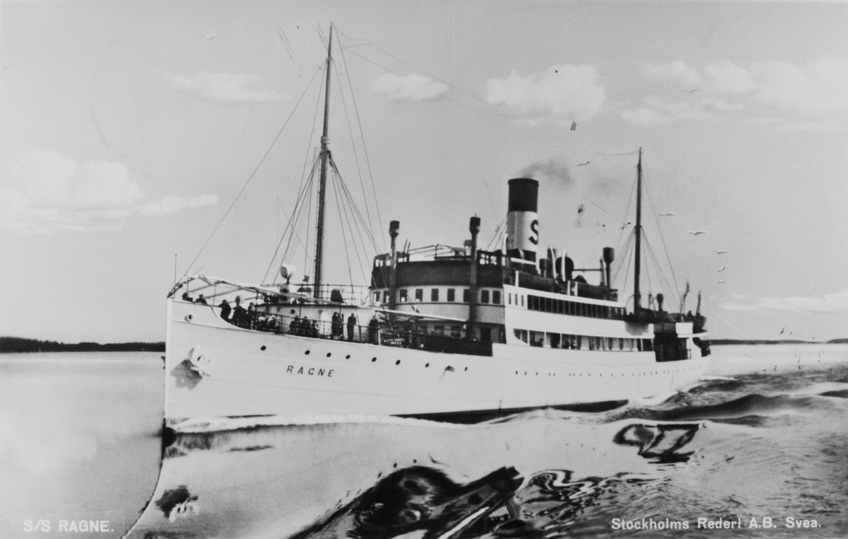 S/S RAGNE.
Stockholms Rederi A.B. Svea.