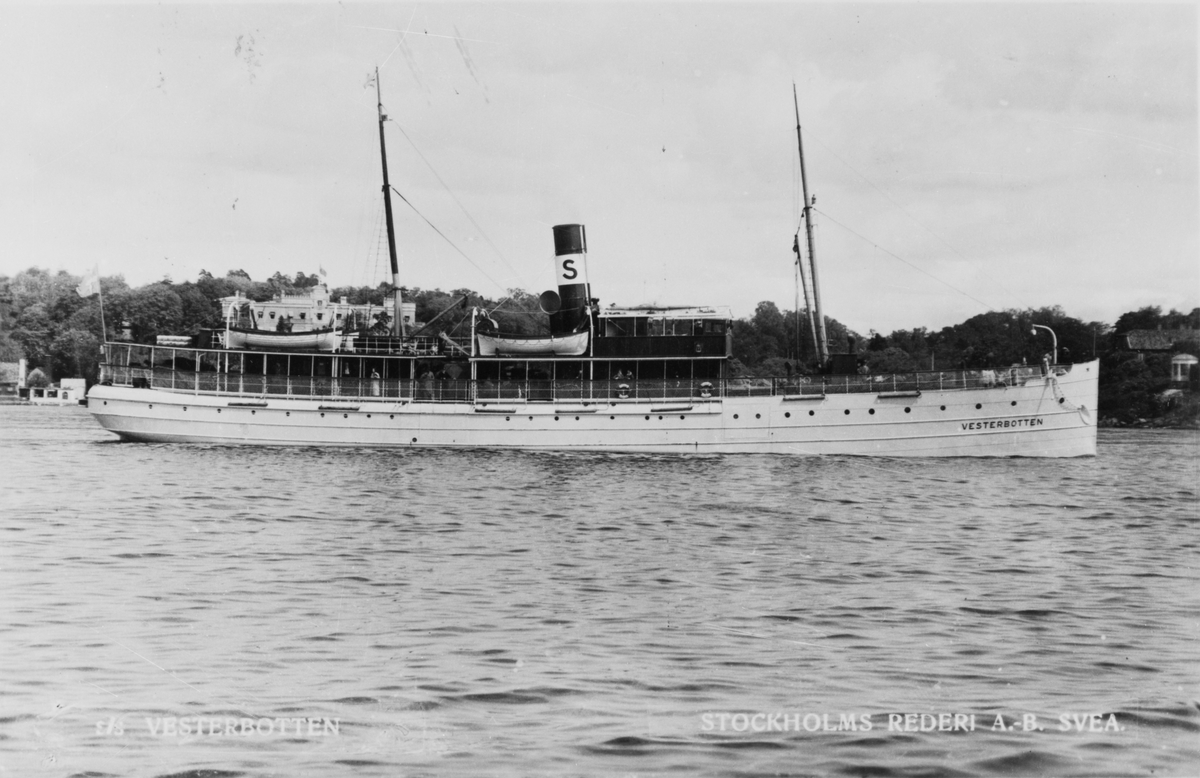 S/S Vesterbotten
Stockholms Rederi A.-B. Svea.