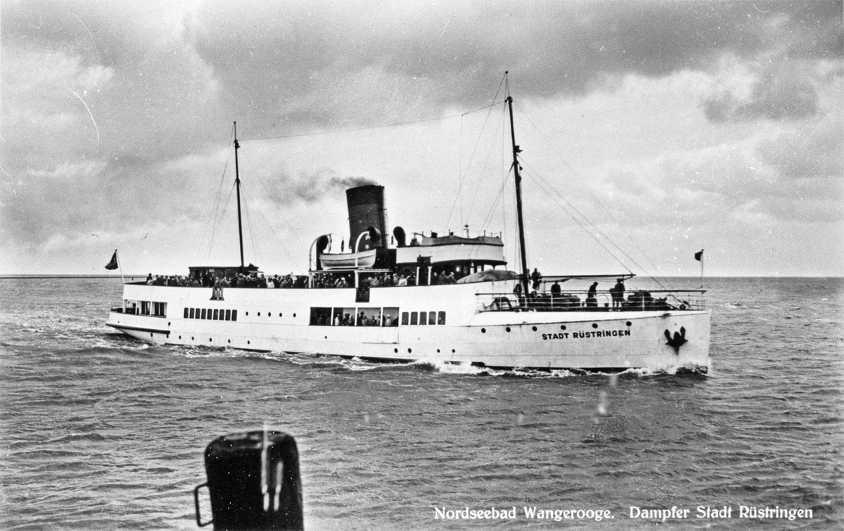 Nordseebad Wangerooge.
Dampfer Stadt Rüstringen.