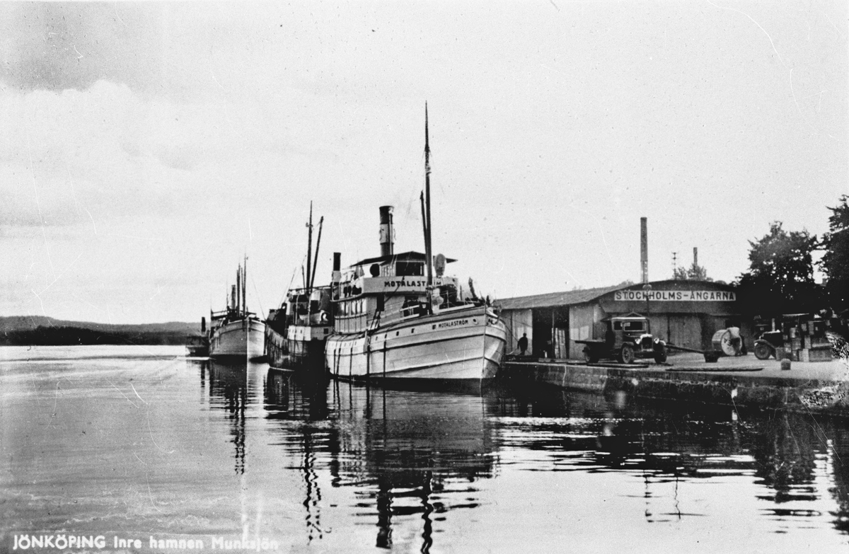 JÖNKÖPING Inre hamnen Munksjön.