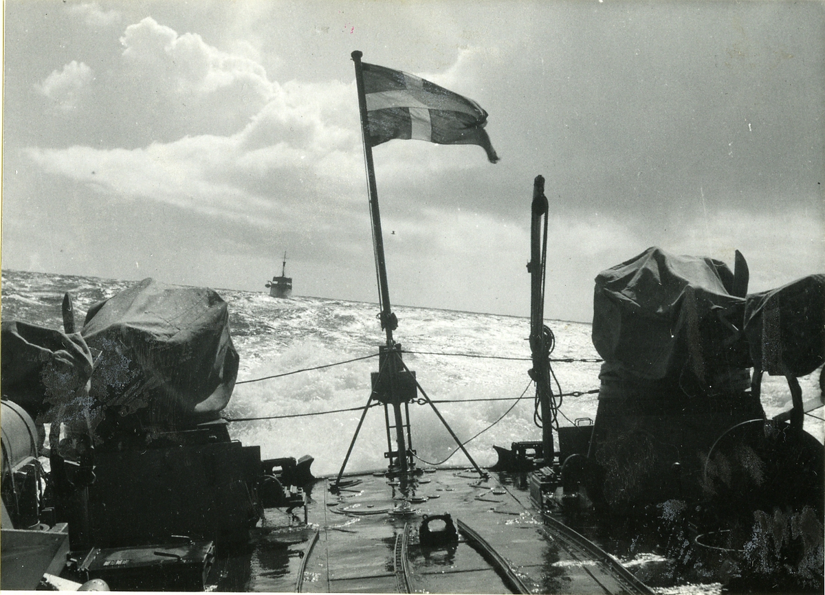 Under gång i Atlanten.