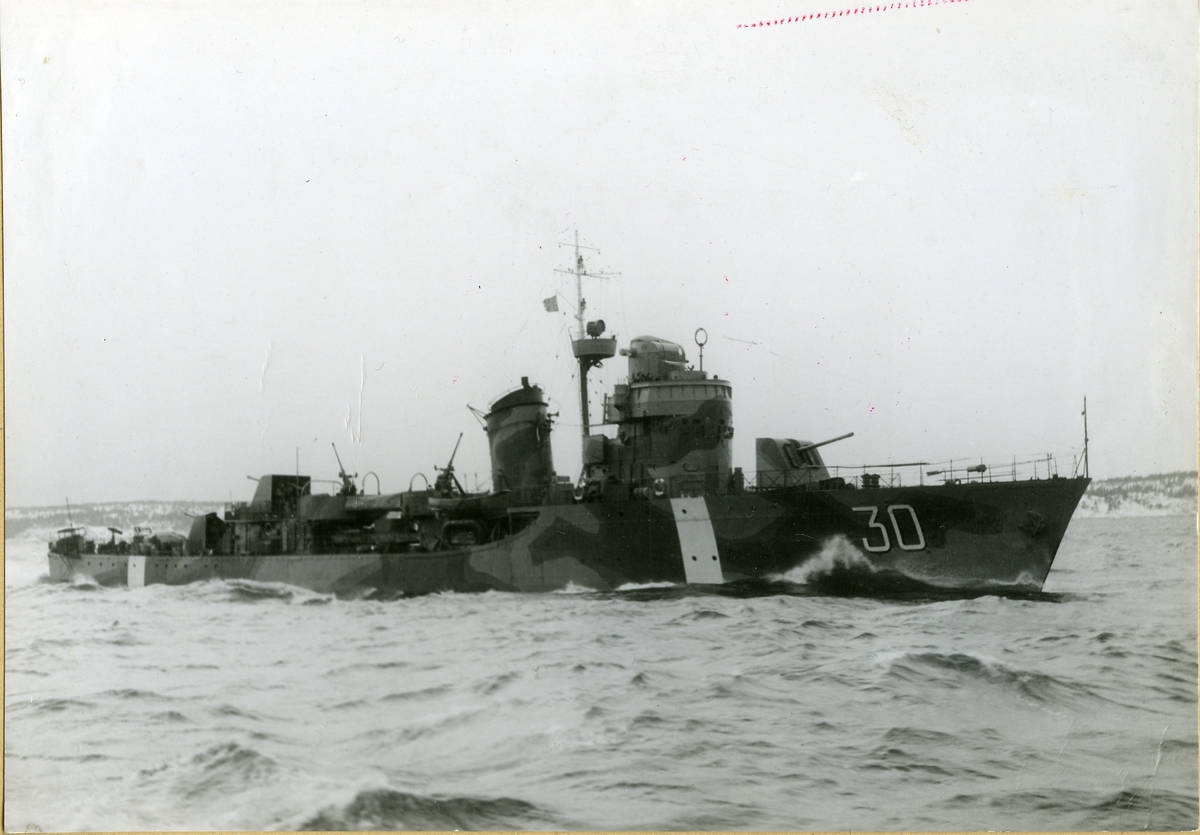 Jagaren Magne i Kustflottan.