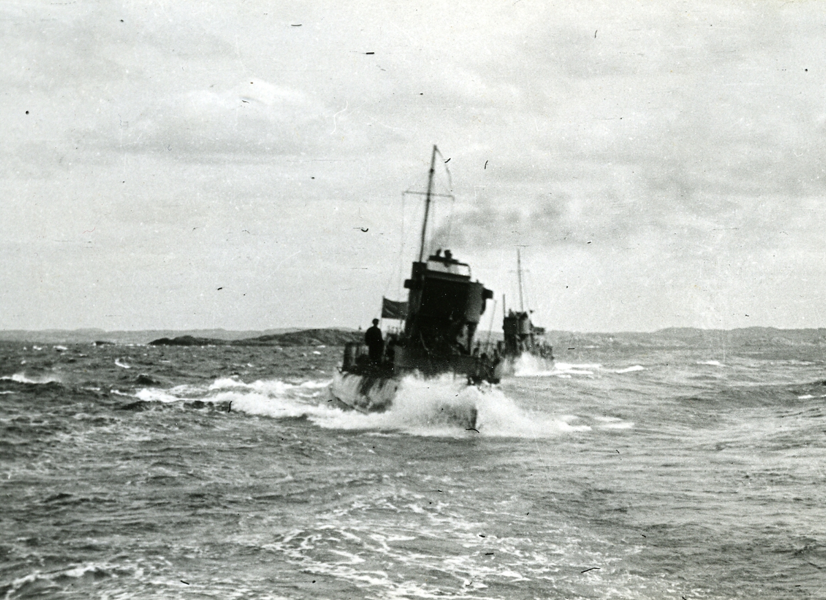 Utrangerade vedettbåtar.