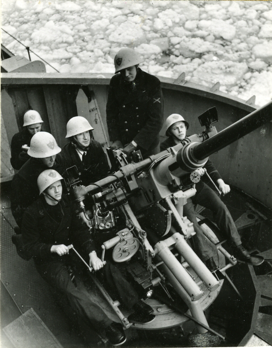 Enkel 40mm automatkanon.
