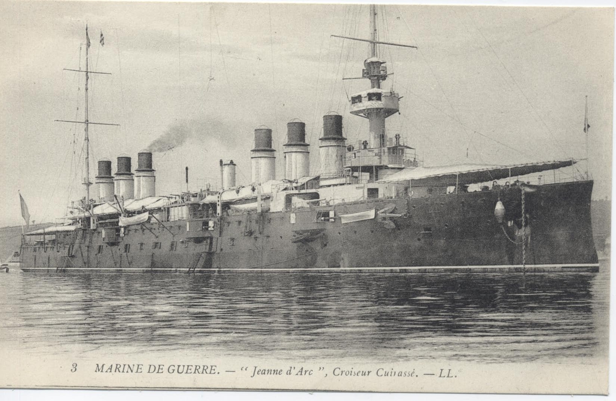 Marine de Guerre. - "Jeane d'Arc", Croisieur CuirassÃ¨.