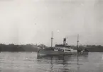 Lastångfartyget RING. Foto taget 1928.