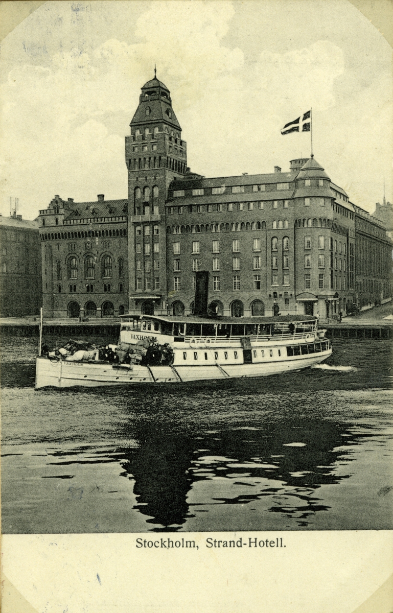 Stockholm. Grand Hotell [som är fel: Strand Hotell skall det vara]
5027
