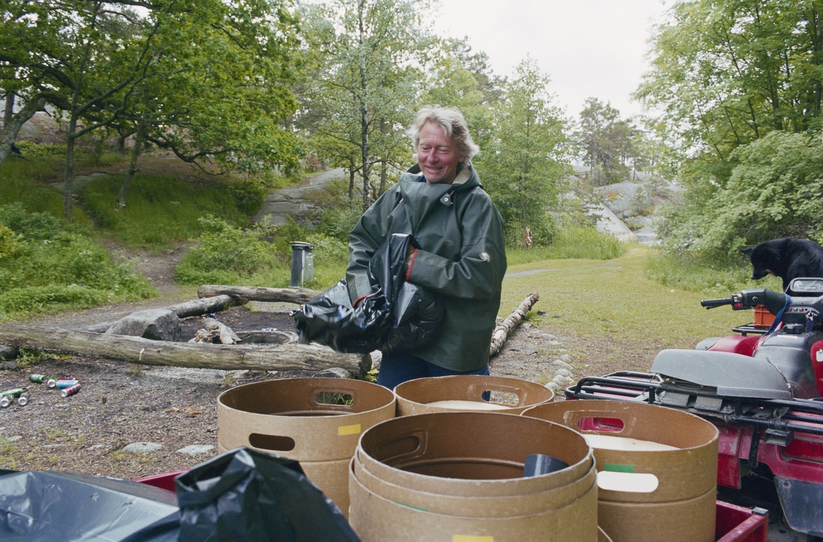 Lasse Westling, tillsyningsman på Finnhamn
Fotodatum 20030619-20030620