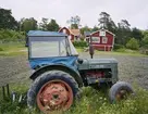 Martina Högberg
Ekobonde på Finnhamn
Fotodatum 20030708
Traktor av modell BM 210.