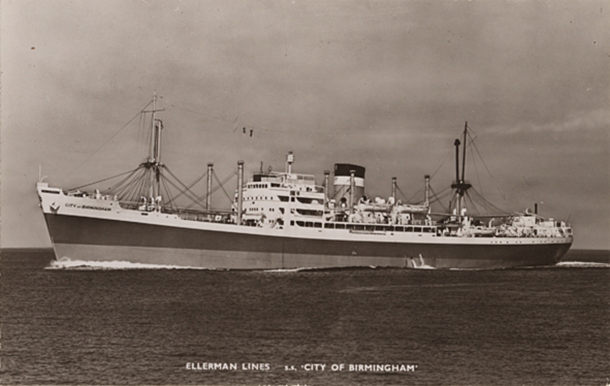 Ellerman Lines S.S. "City of Birmingham"