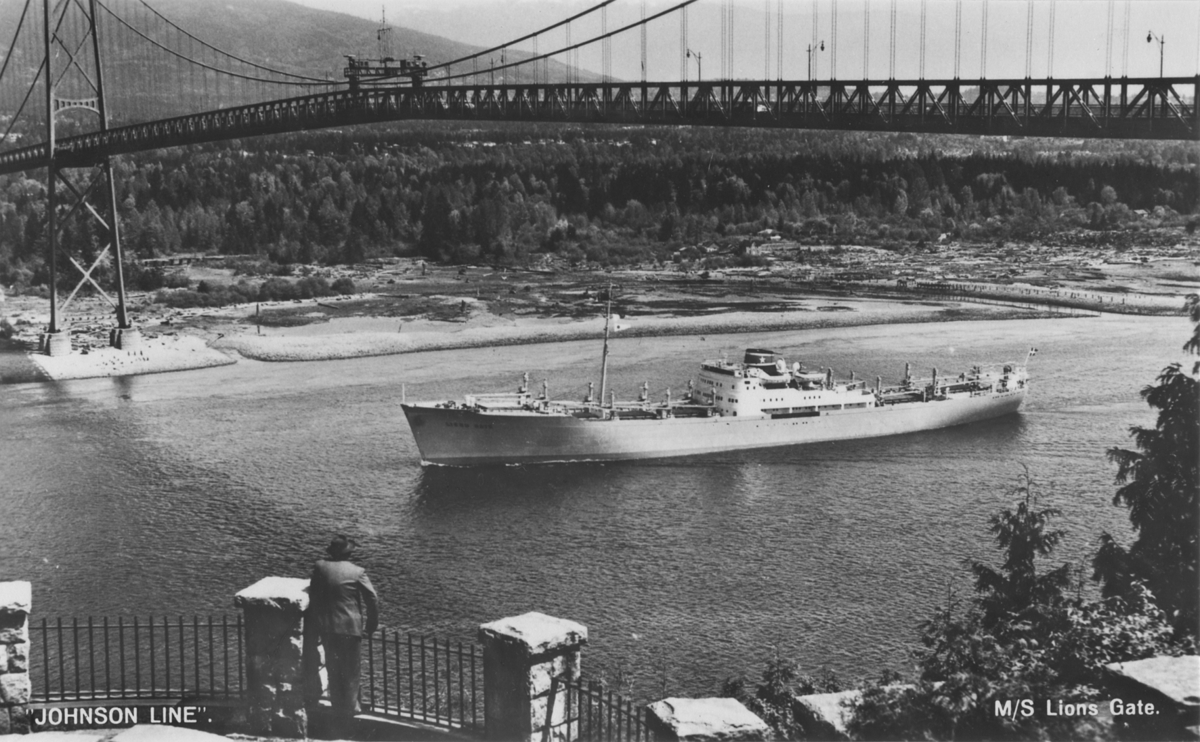 "JOHNSON LINE". M/S Lions Gate.