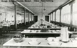 Kungl. Kustartilleriets matsal. Oscar Fredriksborg.