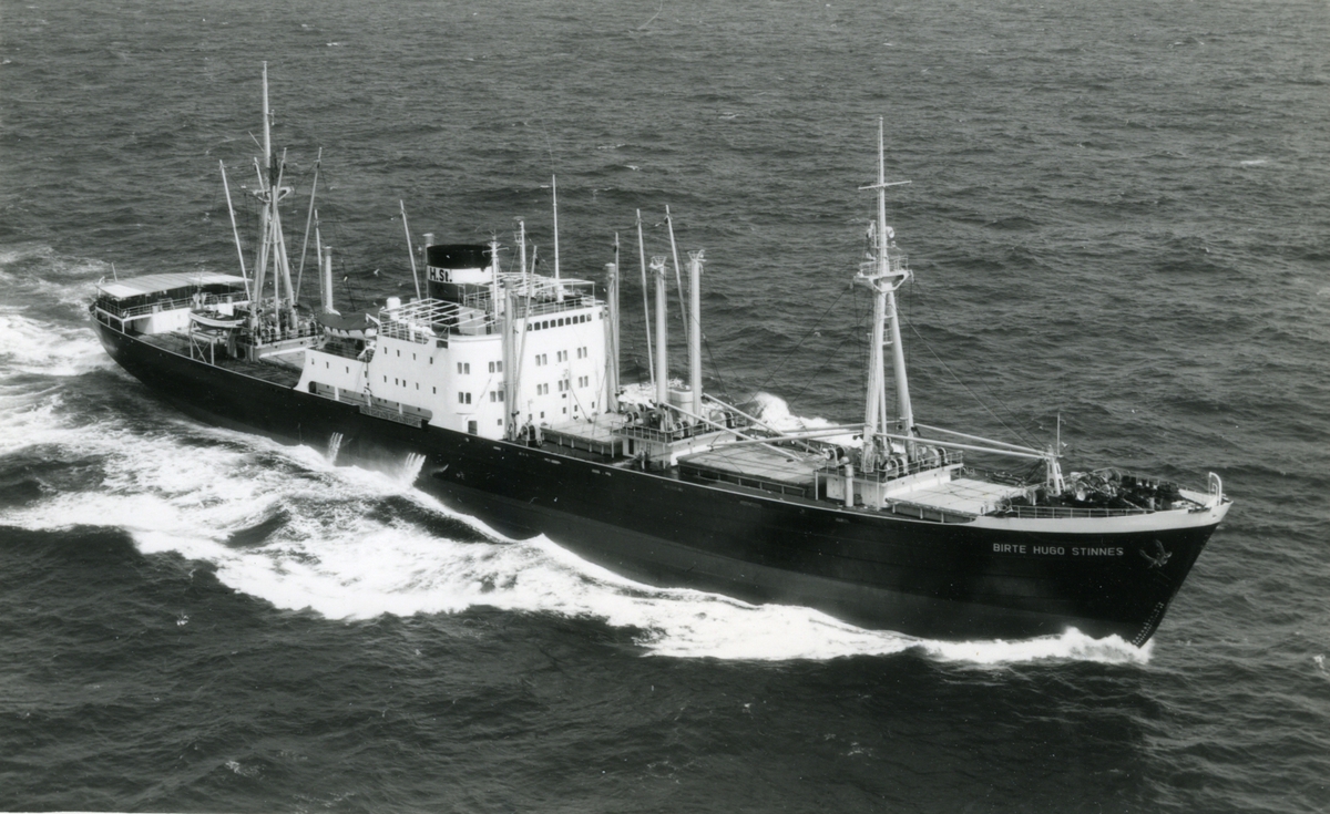 Ägare:/1956-72/: Hugo Stinnes Industrie & Handel G.m.b.H. Hemort: Kiel.