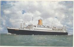 Det största och snabbaste tyska passagerarfartyget.