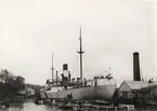 Lastångfartgyet HEDRUN i Beckholmsdockan år 1932.