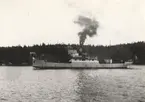 Lastångfartyget GRIM den 7.5.1927 i Halvkakssundet mellan Brevik - Värmdö.
