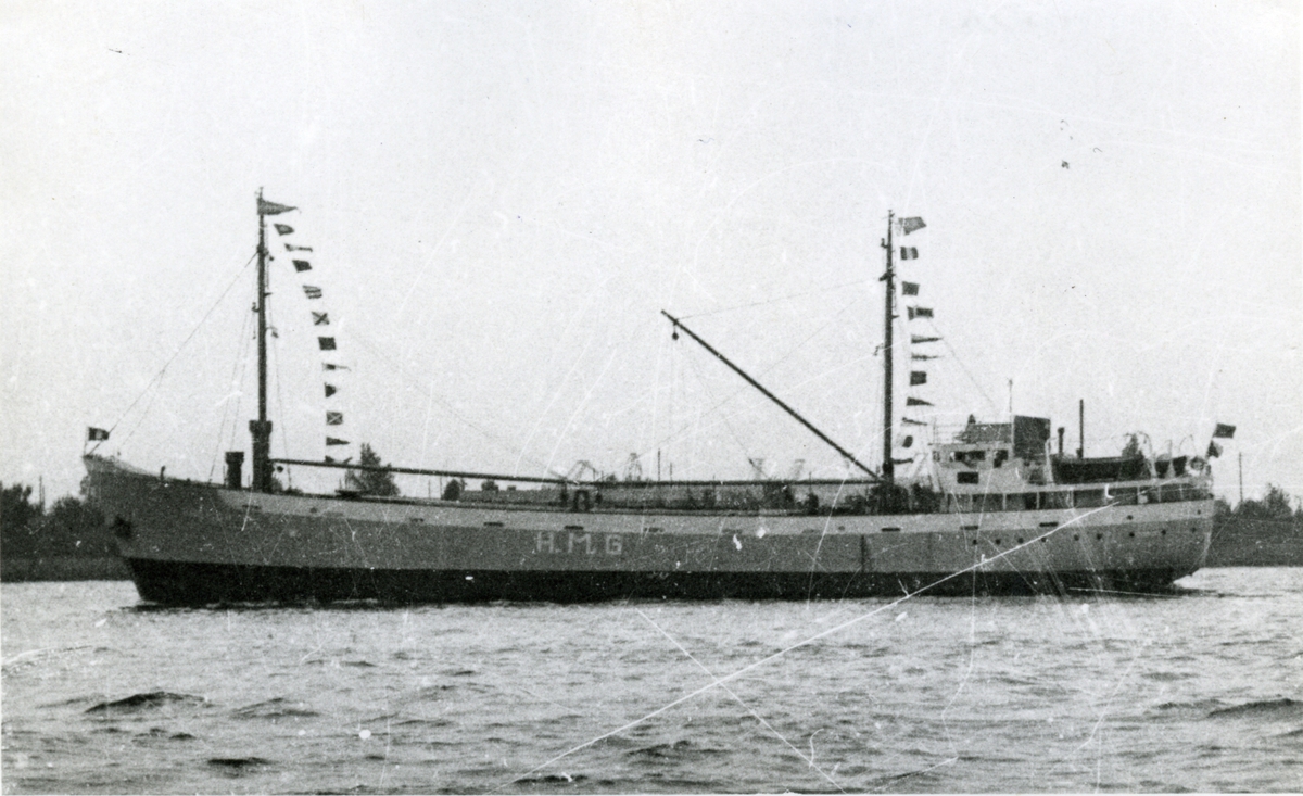 Ägare:/1951-61/: Firma H.M. Gehrckens. Hemort: Hamburg.