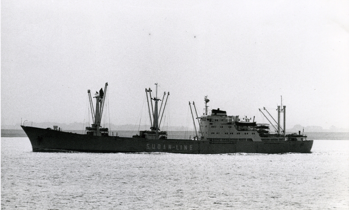 Ägare:/1964-80/: Sudan Shipping Line, Ltd. Hemort: Port Sudan.