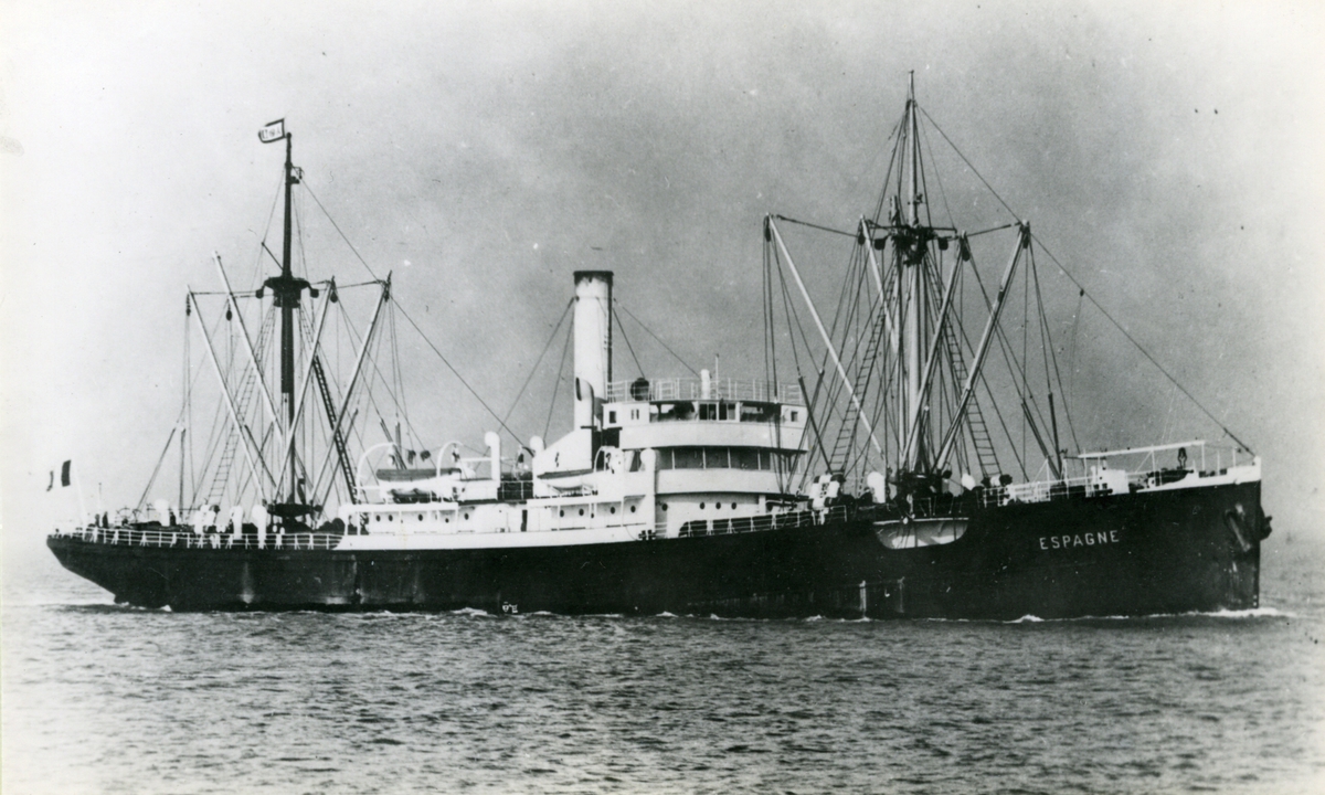 Ägare:/1921-49/: Compagnie Nationale Belge de Transports Maritimes S.A. Hemort: Anvers.