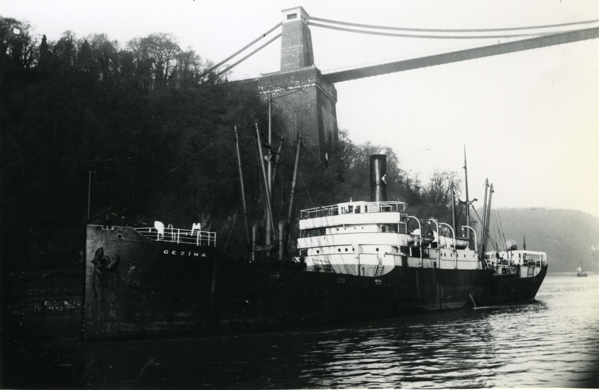 Ägare:/1920-46/: Rederiselskabet Gezina. Hemort: Farsund.