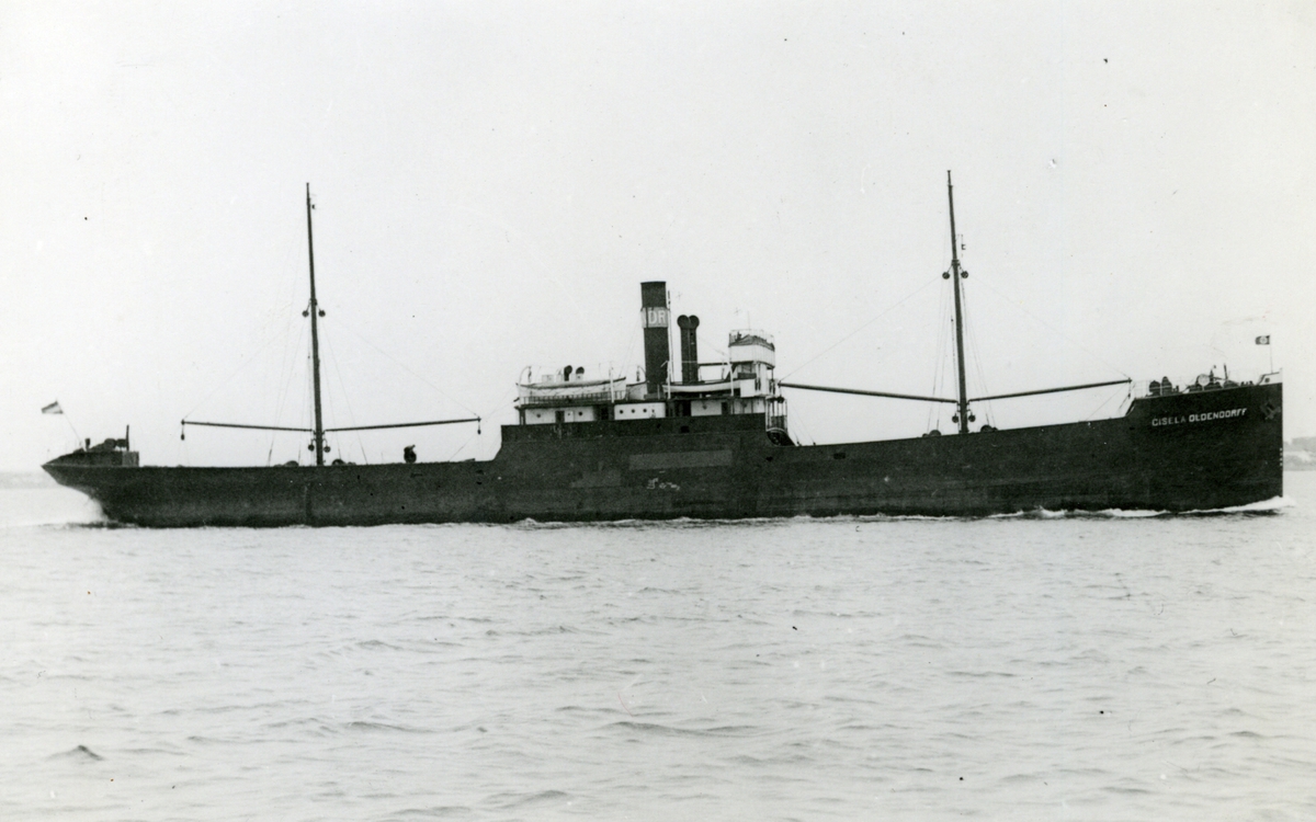 Ägare:/1936-58/: Egon Oldendorff. Hemort: Lübeck.