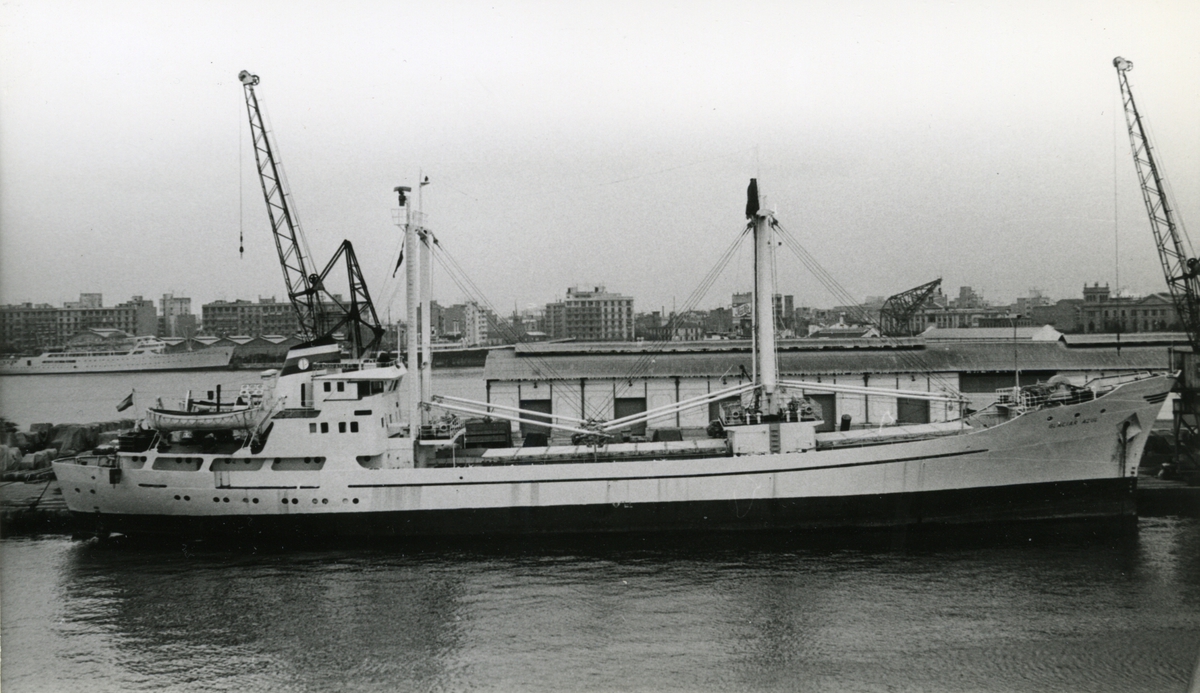 Ägare:/1964-71/: Trafrume, Transportes Fruteros del Mediterráneo S.A. Hemort: Valencia.
