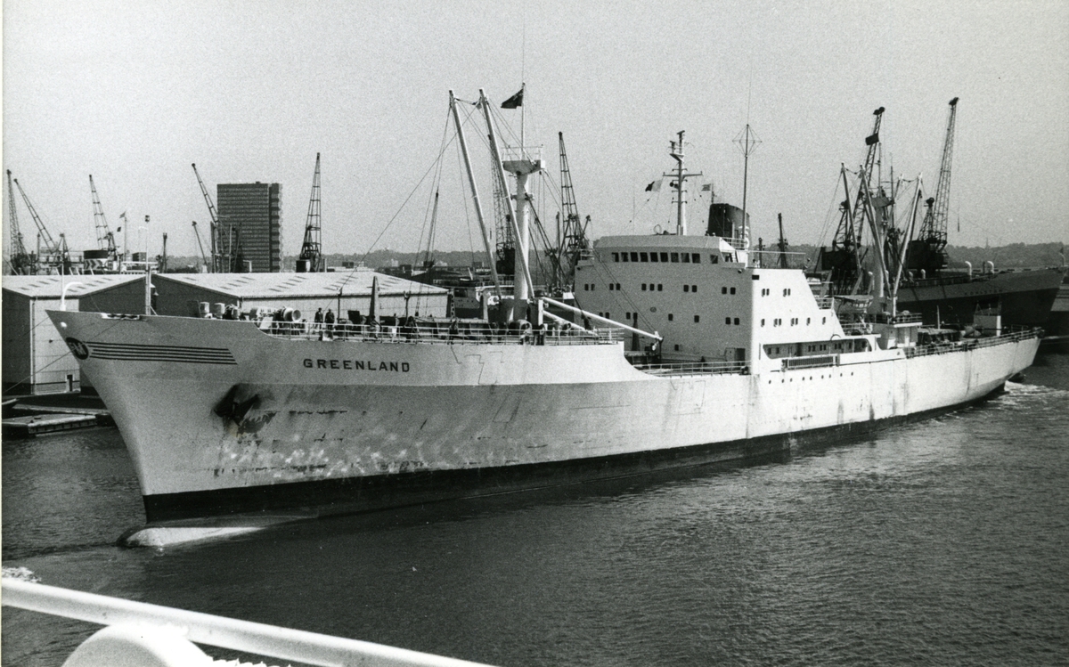 Ägare:/1970-75/: F.M. Baltic Frigomaris Kühlschiff Reederei G.m.b.H. & Co. Hemort: Hamburg.