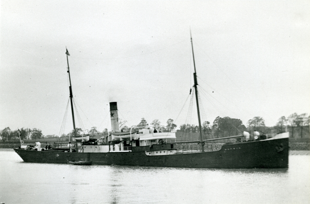 Ägare:/1896-1915/: ett partrederi, Huvudredare: William Hansen. Hemort: Bergen. /1915 -16/: A/S Dampskib Hafnia. Hemort: Bergen.