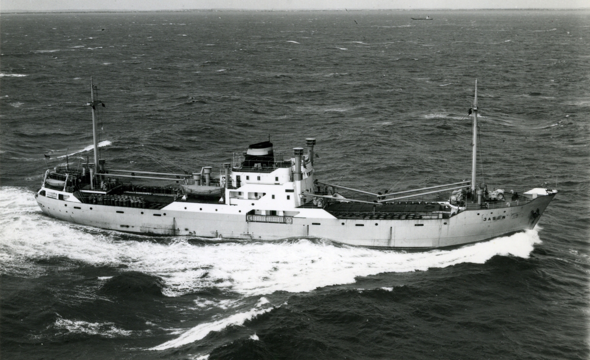 Ägare:/1954-69/: Partenreederei M/S Jason. Hemort: Bremen.