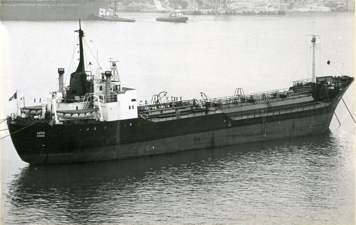 Ägare:/1968-77/: Genovese di Navigazione S.p.A. Hemort: Genova.