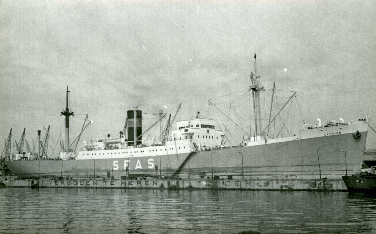 Ägare:/1955-63/: Compagnie de Navegation dÂ´Orbigny S.A. /1964-64/: Nouvelle Compagnie de Navigation dÂ´Orbigny. Båda med hemort: La Rochelle.