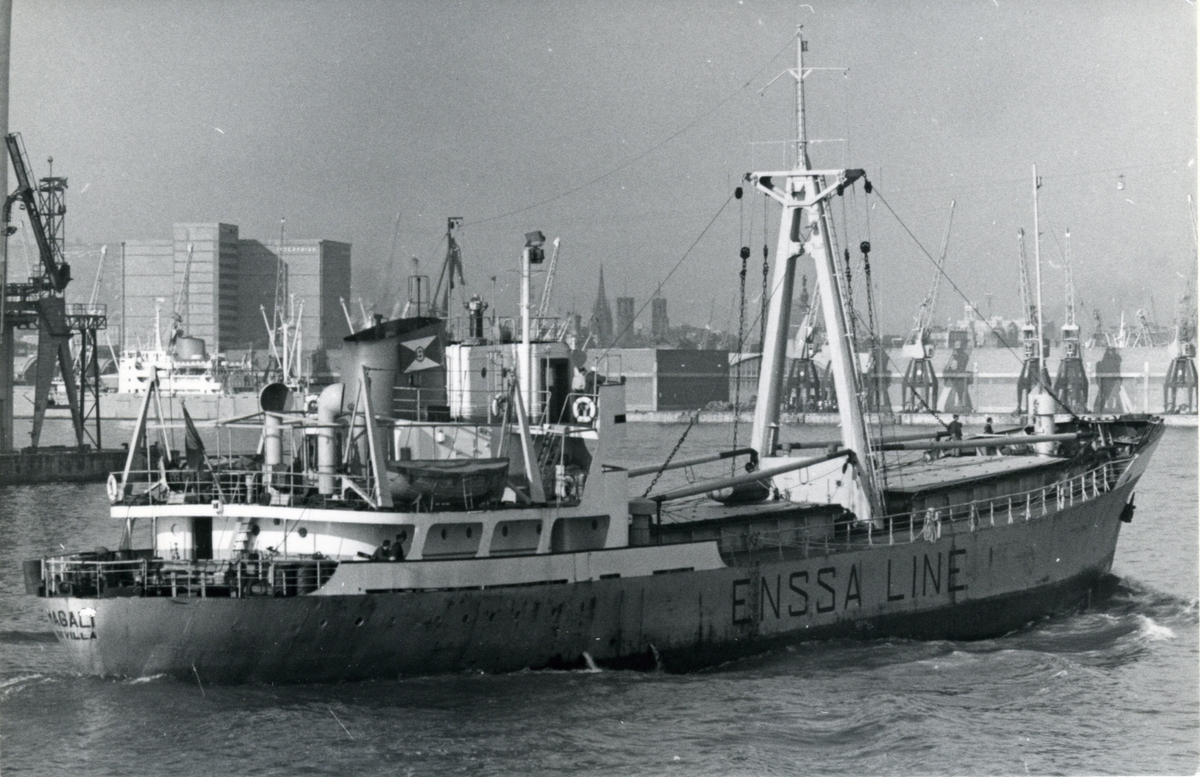 Ägare:/1979-87/: Benjamin Suárez Navegacion & Comercio S.A. Hemort: Sevilla.