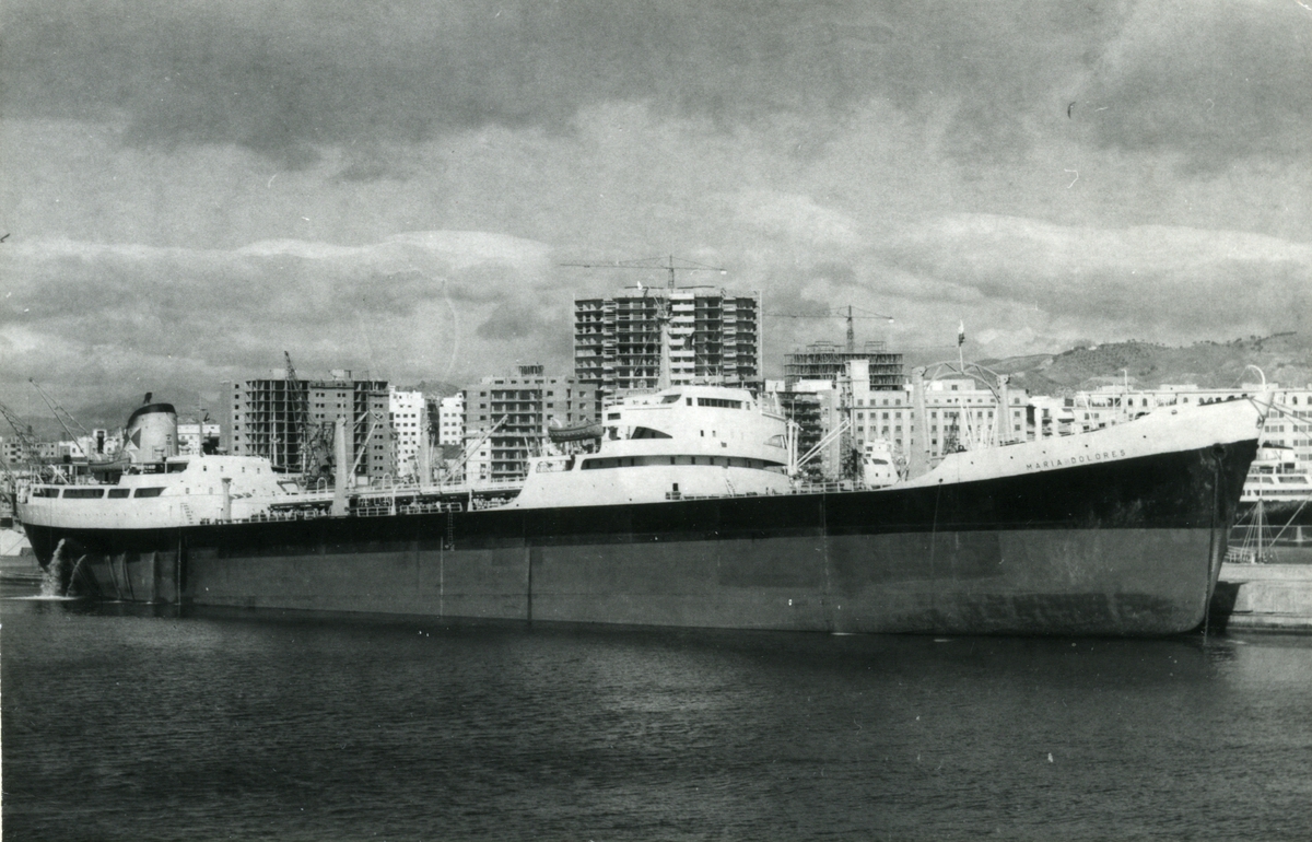 Ägare:/1964-71/: Transportes de PetrÃ³leos S.A. Hemort: Santander.