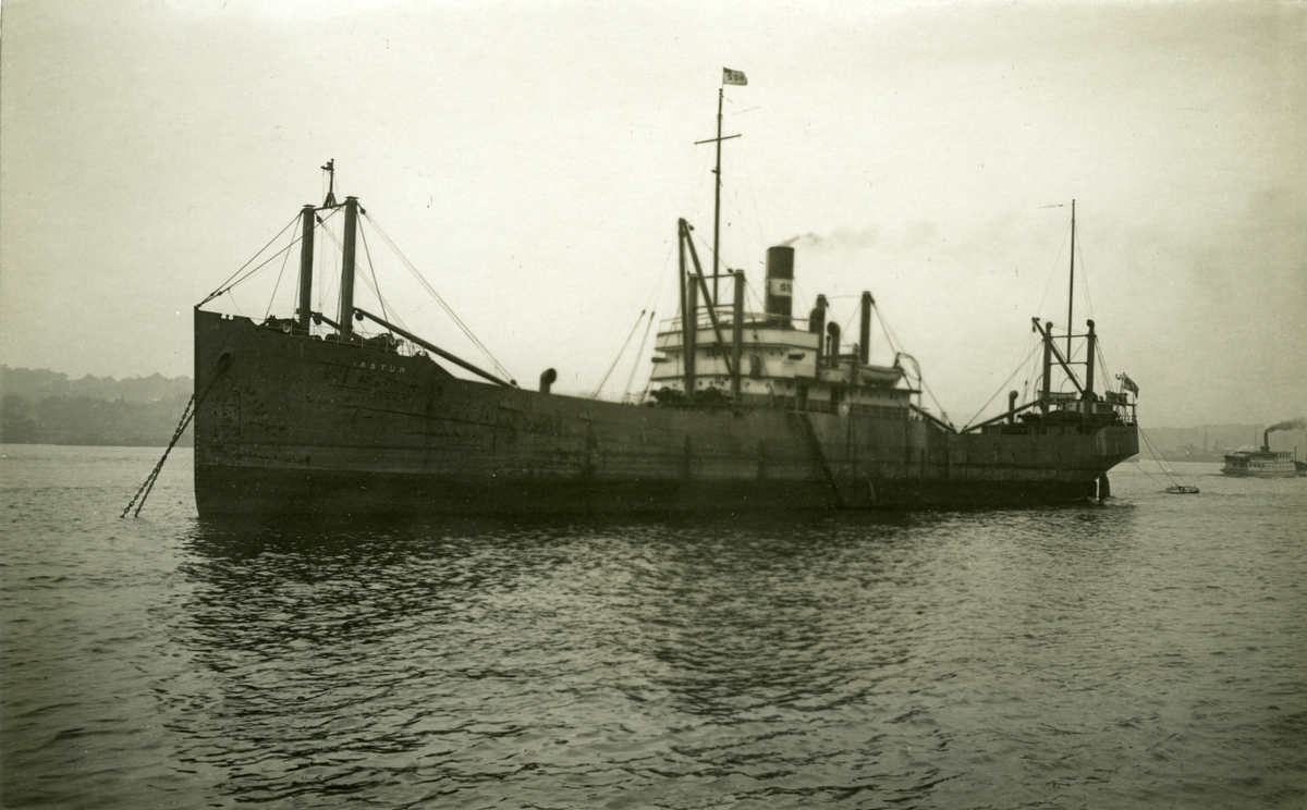 Ägare:/1920-23/: Rederi AB S.S.A. Hemort: Stockholm, /1923-25/. samma bolag. Hemort: Malmö.