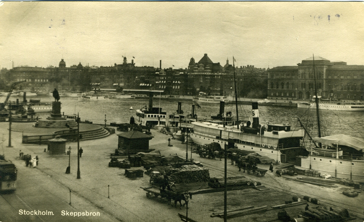 Stockholm. Skeppsbron
Josef Groths Stockholm Import Nr. 23