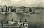 Stockholm. Utsikt från Skeppsbron mot Nationalmuseum.
6001/634 Förlag Nordisk Konst Stockholm Import.