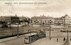 Stockholm. Södra Blasieholmshamnen från Lejonbacken
Import. 