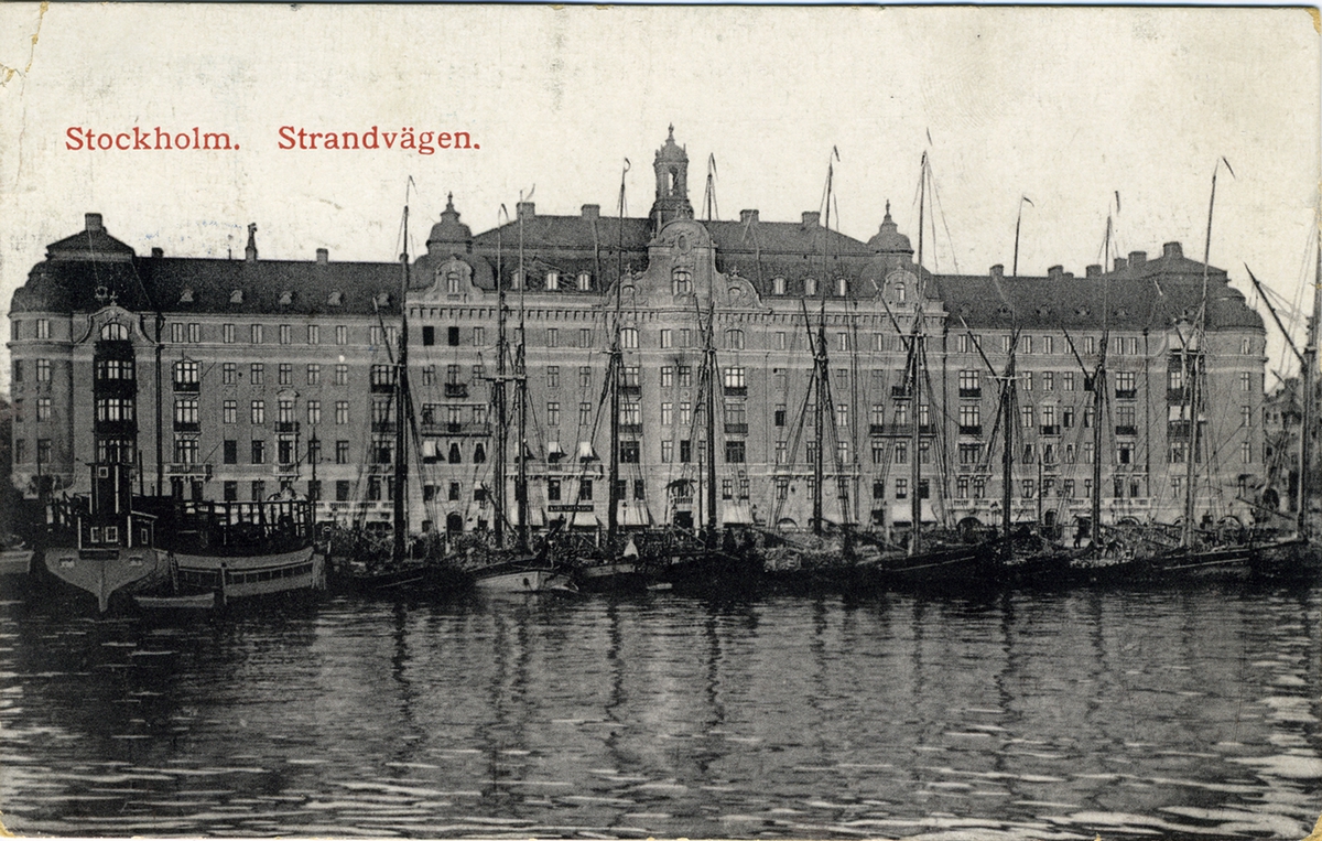 Stockholm. Strandvägen.