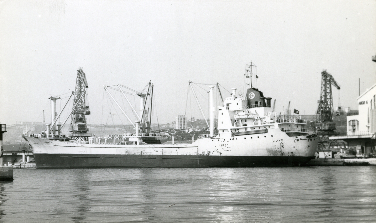 Ägare:/1971-94/: Compagnie Tunisienne de Navigation. Hemort: Tunis.