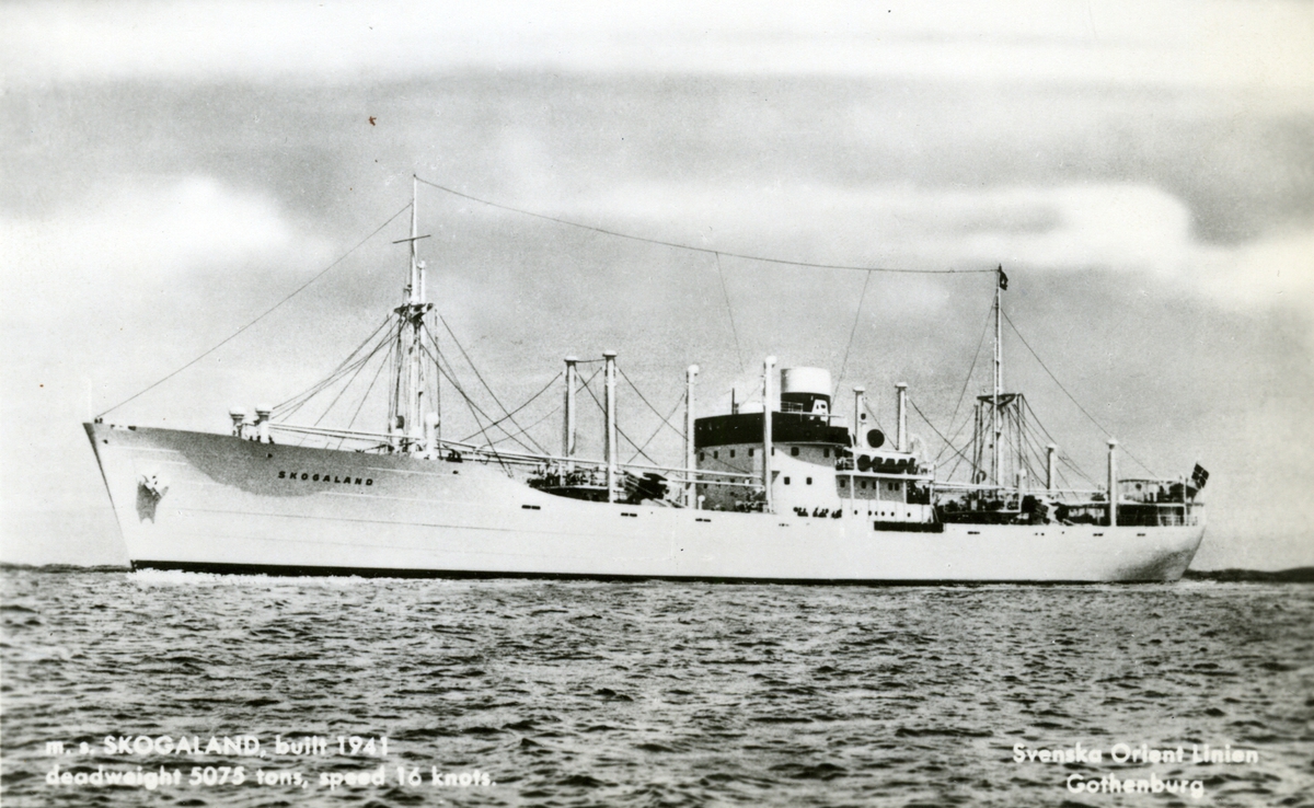 Ägare:/1941-57/: Ångfartygs AB Tirfing. Hemort: Göteborg.