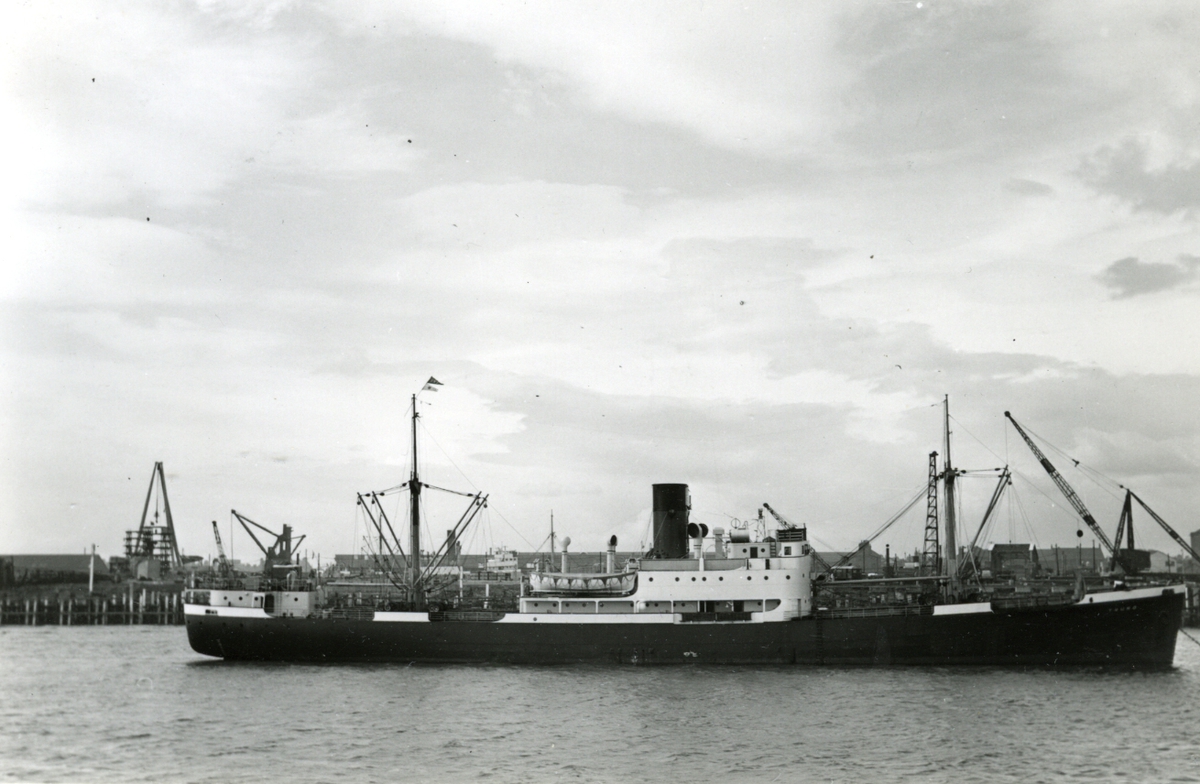 Ägare:/1947-68/: EllermanÂ´s Wilson Line, Ltd. Hemort: Hull.