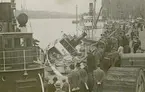 Kantrade den 14.10 1939 vid Klara strand. Bärgades av Transportbolaget. Lossningen av den tunga järnlasten fördröjde bärgningen. Ragvald bogserades senare till Löfholmsvarvet för undersökning.